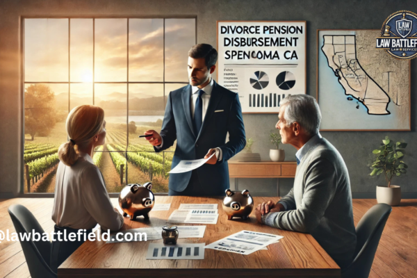 divorce pension disbursement specialists sonoma ca